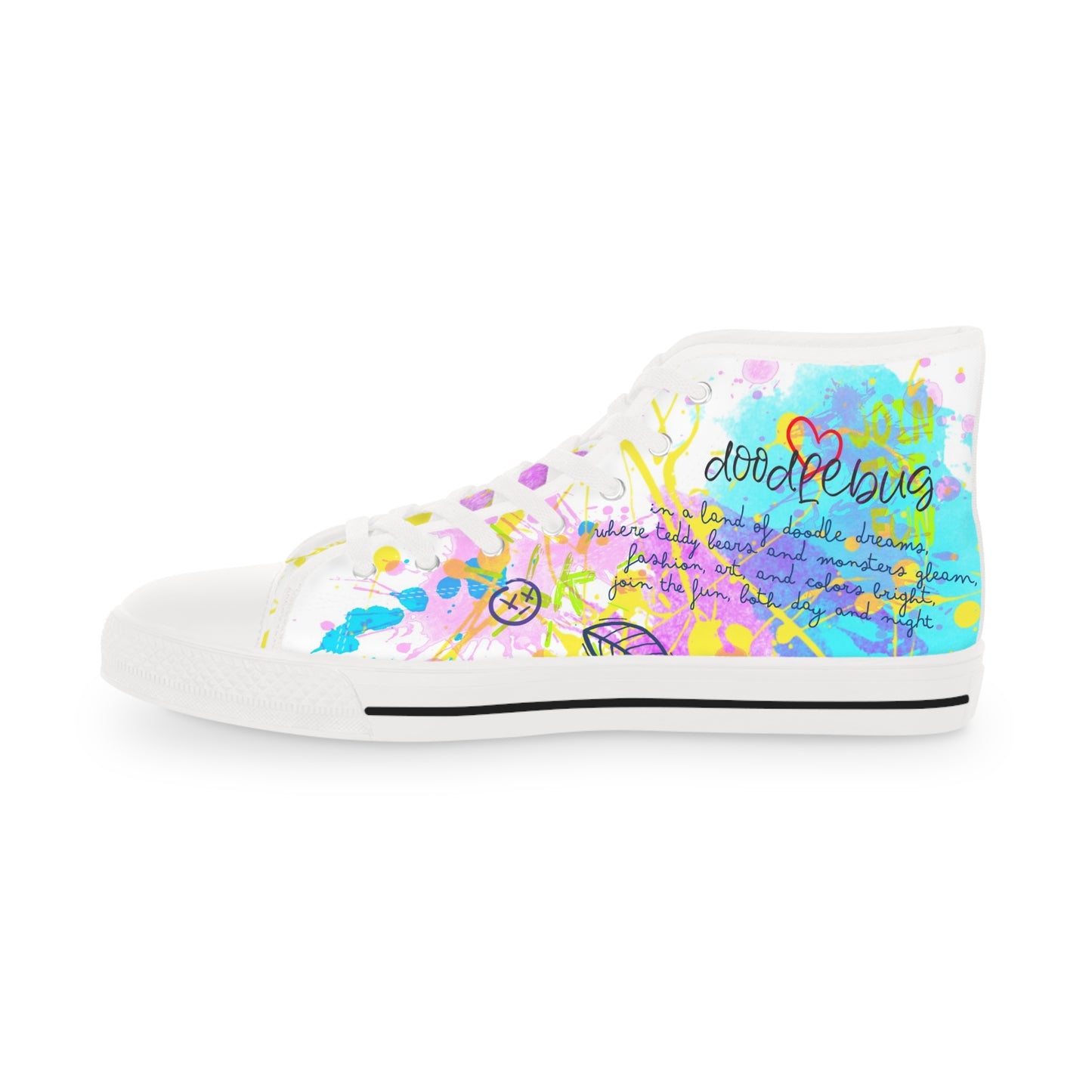 Unisex High Top Sneakers - Doodlebug