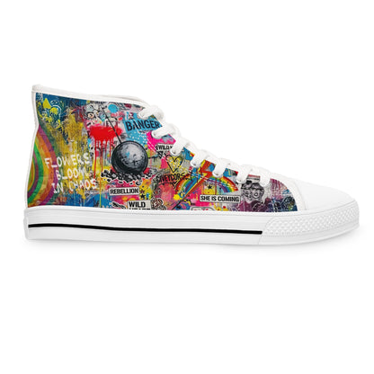 Women’s Graffiti High Top Sneakers