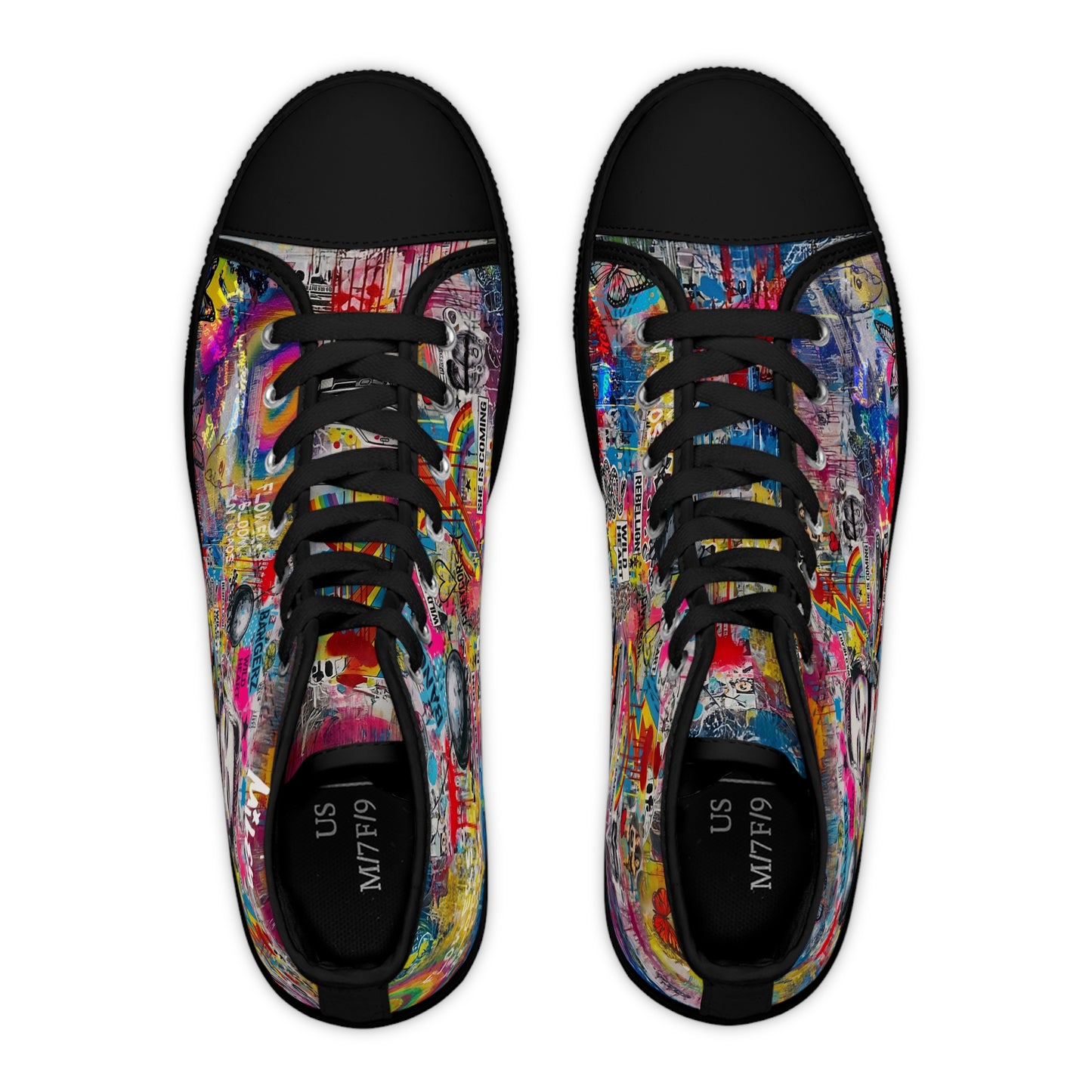 Women’s Graffiti High Top Sneakers