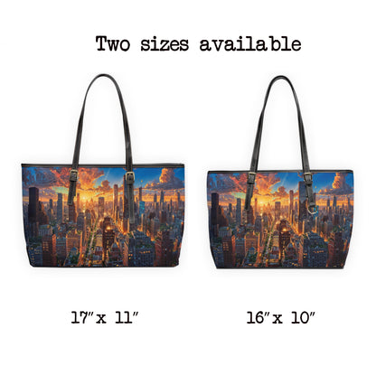 PU Leather Shoulder Bag- City