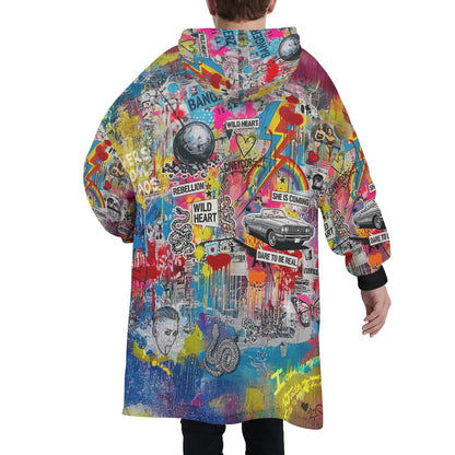 Hoodie Blanket - Rebel Queen