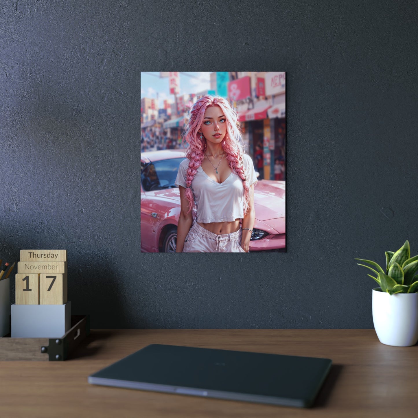 Metal Print - Bubblegum Drive