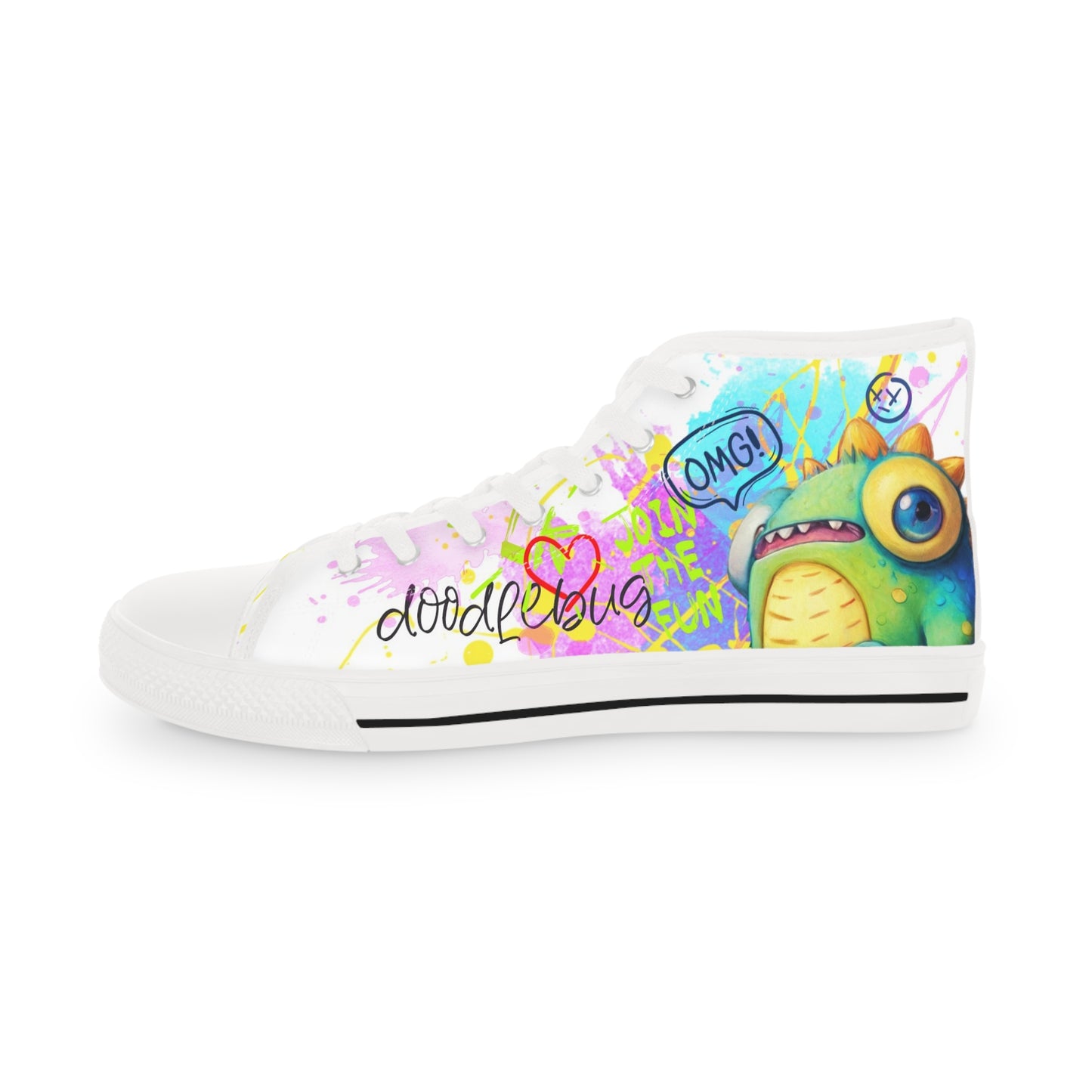 Unisex High Top Sneakers - Doodlebug