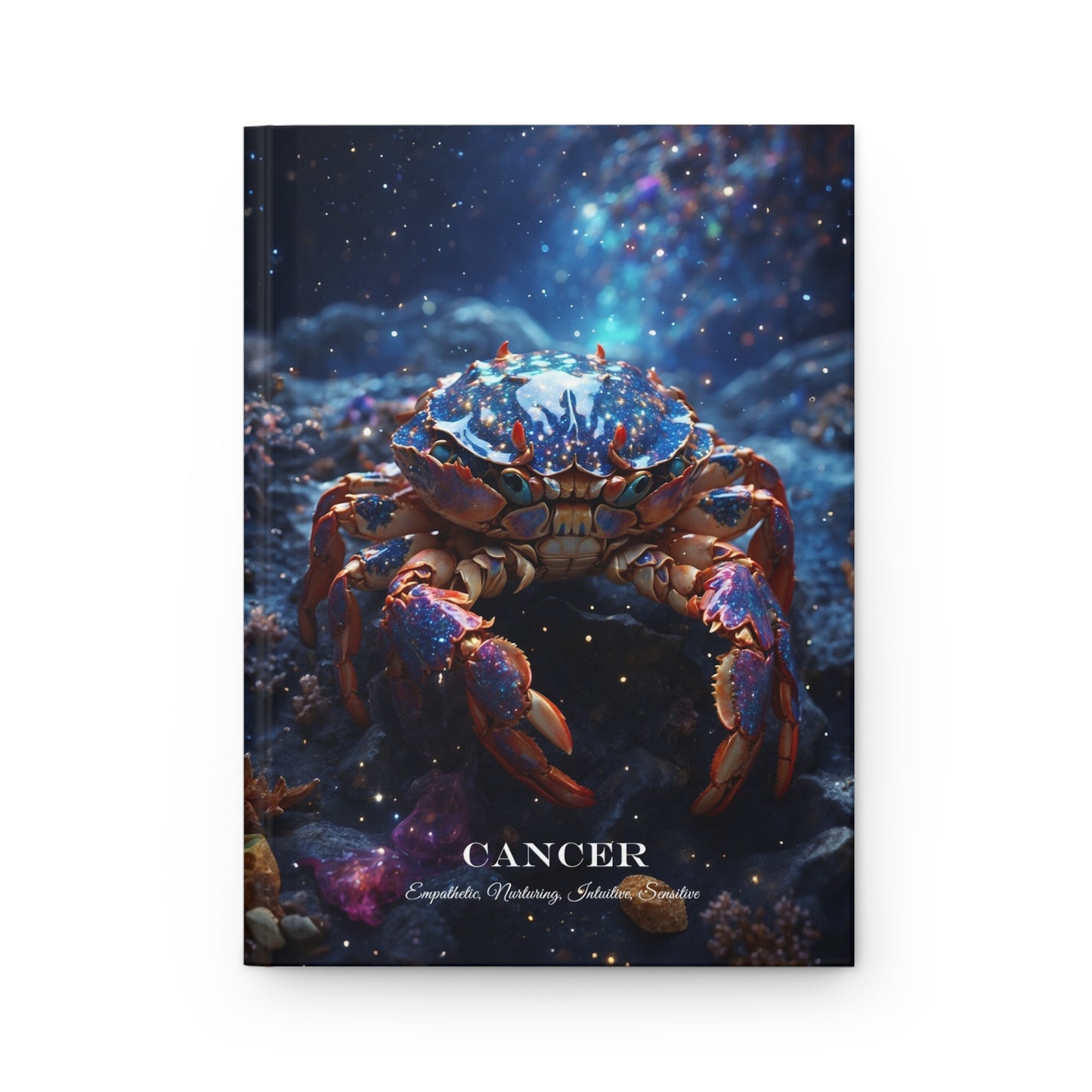 Hardcover Journal Matte - Hardcover Journal Matte - Cancer Zodiac Sign