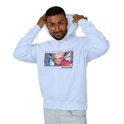 Legends Anime Collage Hoodie — "Rise Beyond Limits" Graphic Sweatshirt