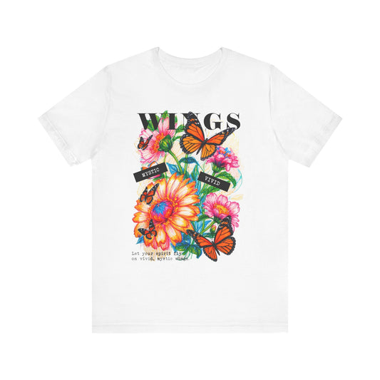 Unisex T-shirt - Butterflies Wings Shirt,