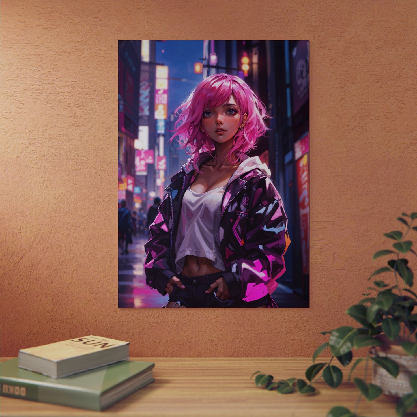 Metal Print - Magenta Muse