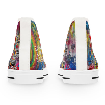 Women’s Graffiti High Top Sneakers