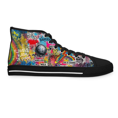 Women’s Graffiti High Top Sneakers