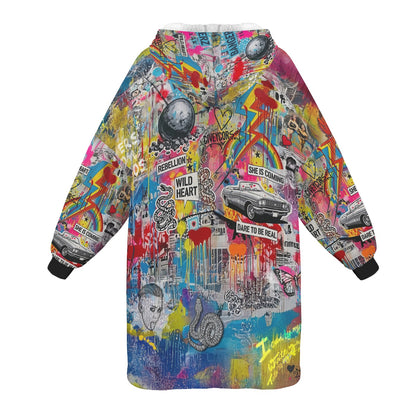 Hoodie Blanket - Rebel Queen