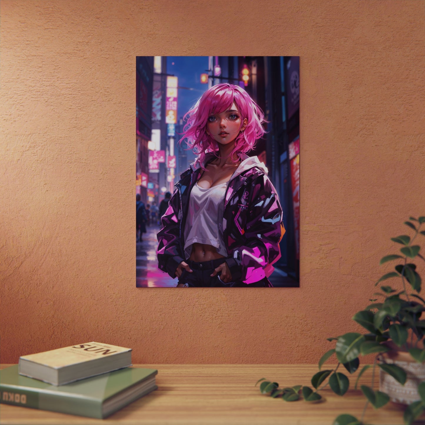 Metal Print - Magenta Muse