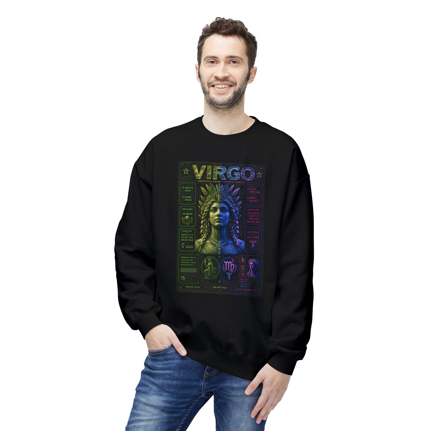 Virgo Zodiac Goddess Sweatshirt