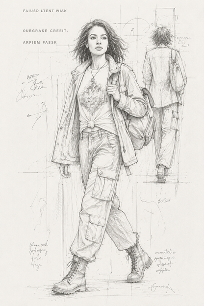 Urban Streetwear Fashion Illustration Bundle