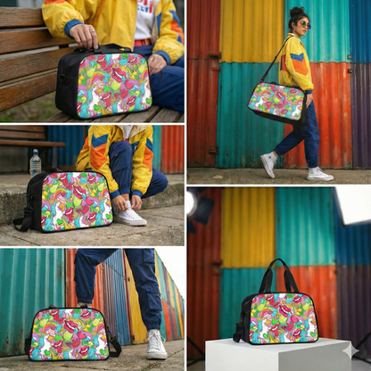 Fitness Handbag - Vibrant Pop Art