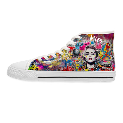 Women’s Graffiti High Top Sneakers