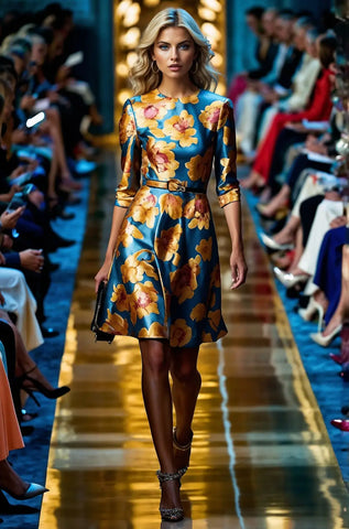 Exploring Floral Print Dresses on the Runway