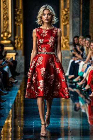 Exploring Floral Print Dresses on the Runway