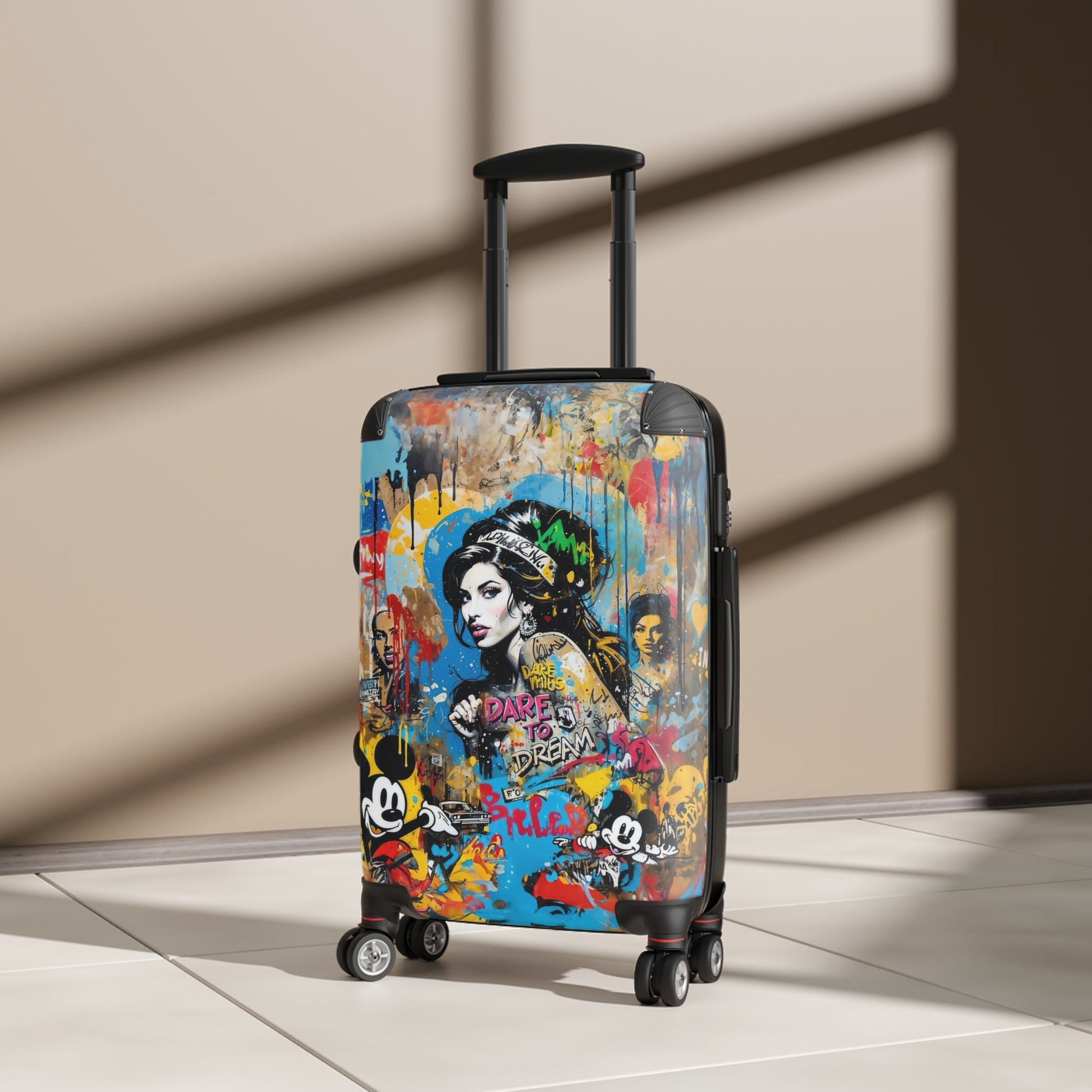 Amy Winehouse Portrait Graffiti Style Vibrant Colorful Illustration - Bags