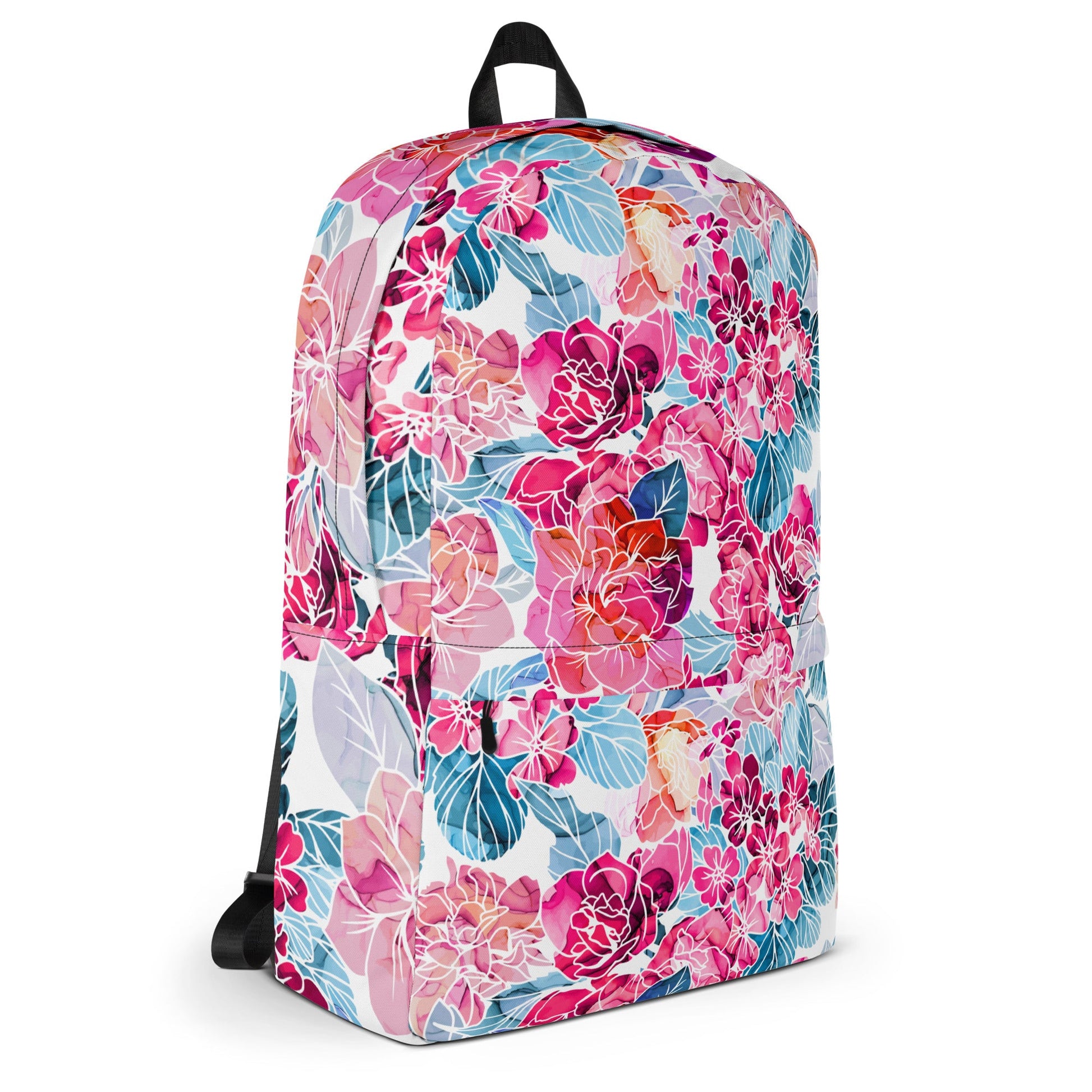Backpack - Pink Flowers - Bags