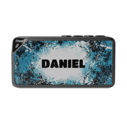 Bluetooth Speaker - Customizable Design with Your Name - 4.25’’ x 2.25’’ / Black - Accessories