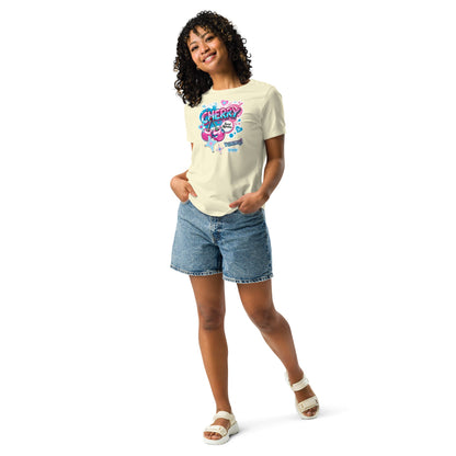 Cherry Cutecore Graphic Tee - Women’s T-Shirt - T-Shirt