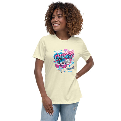 Cherry Cutecore Graphic Tee - Women’s T-Shirt - T-Shirt