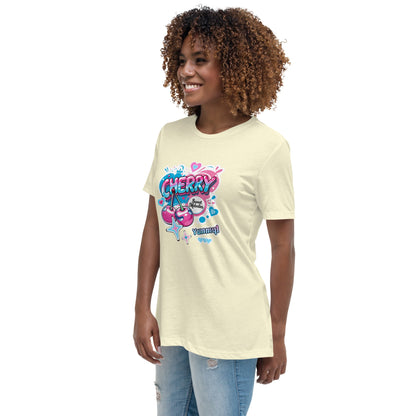 Cherry Cutecore Graphic Tee - Women’s T-Shirt - T-Shirt