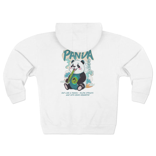 Cute Panda Zip Hoodie - Hoodie