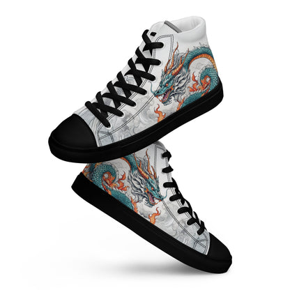 Dragon High Top Canvas Shoes - Shoes