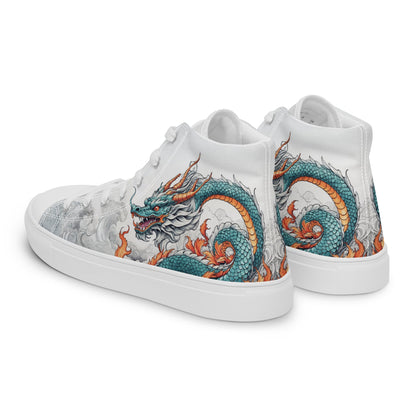 Dragon High Top Canvas Shoes - Shoes