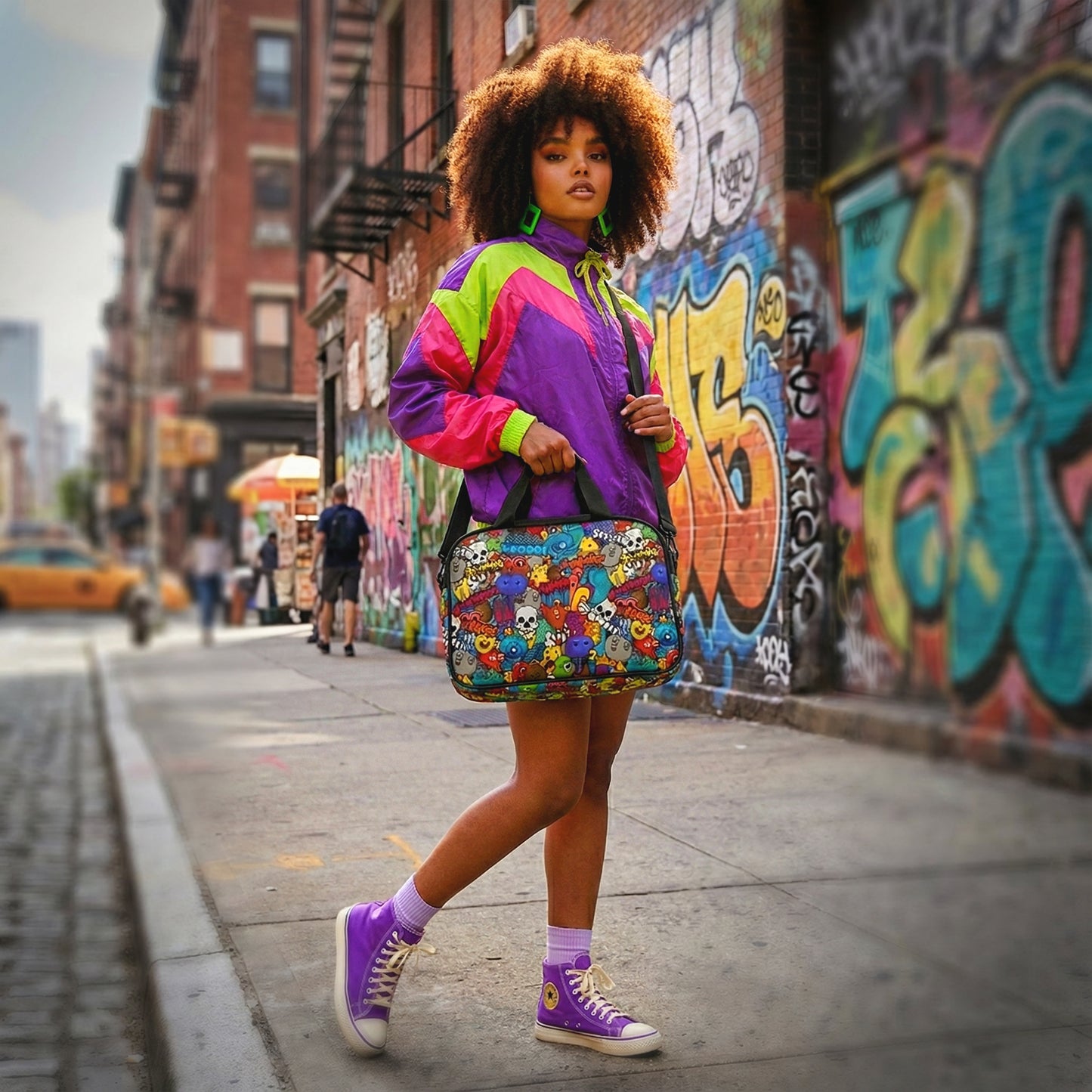 Bolso de fitness unisex - Garabato divertido