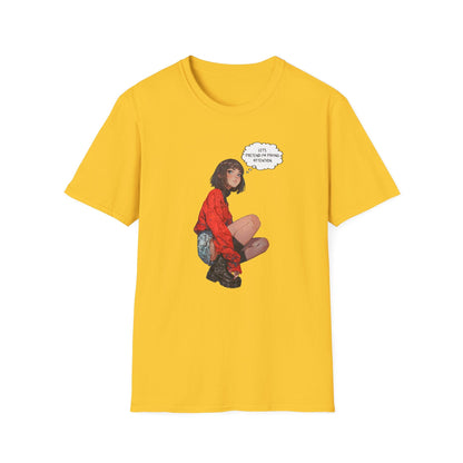 Graphic T-Shirt Let’s Pretend Speechbubble Comics Style - S / Daisy - T-Shirt