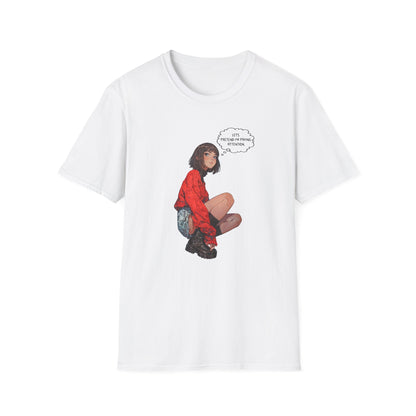 Graphic T-Shirt Let’s Pretend Speechbubble Comics Style - XS / White - T-Shirt