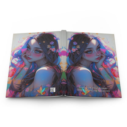 Hardcover Journal Matte - Anime Fantasy A5 format - Journal - Paper products
