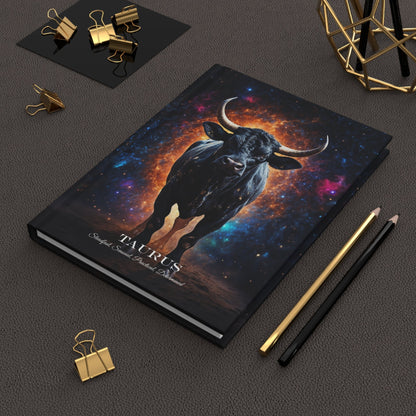 Hardcover Journal Matte - Taurus Zodiac Sign A5 - Journal - Paper products