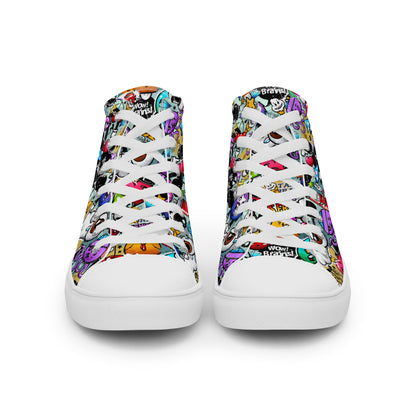 High top canvas shoes - Grafitti - Shoes