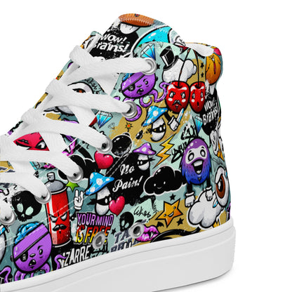 High top canvas shoes - Grafitti - Shoes