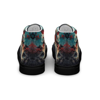 High Top Canvas Shoes- Samurai Spirit - Shoes