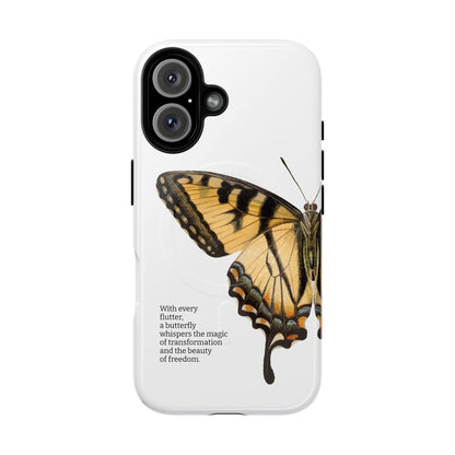 iPhone Case Butterfly motivational quote - iPhone 16 / Glossy - Phone Case