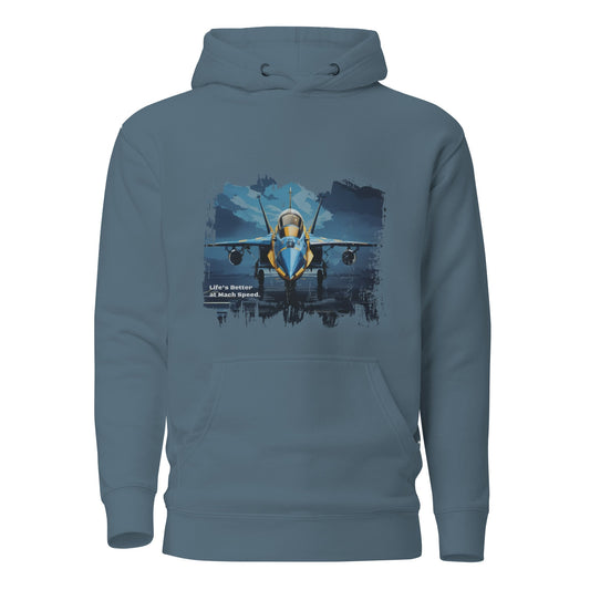 King Hooded Sweatshirt - Jet Plane Runway - Hoodie