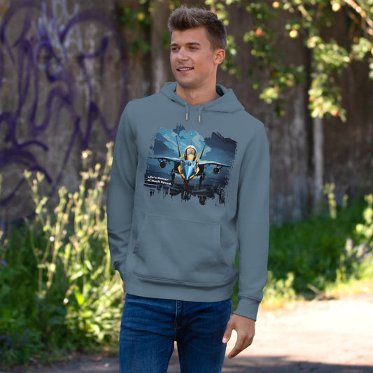 King Hooded Sweatshirt - Jet Plane Runway - Hoodie