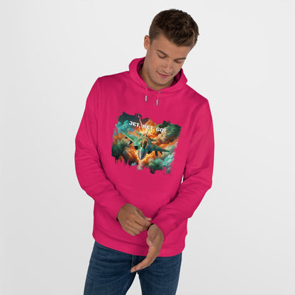 King Hooded Sweatshirt - Jet Set,Go! - Magenta / XS - Hoodie