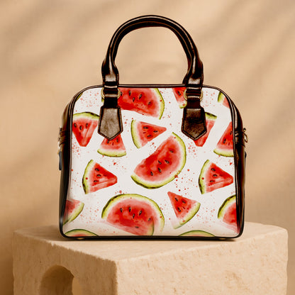 Shoulder Handbag- Sweet Melon
