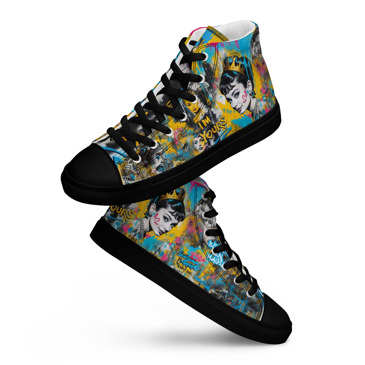 Unisex high top canvas shoes- Audrey 2