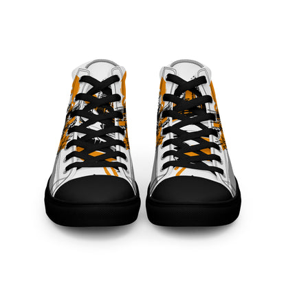 Men’s high top canvas shoes -Racing car