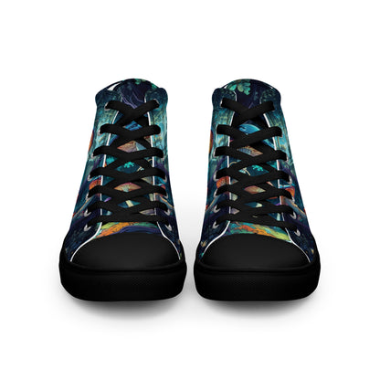 Unisex high top canvas shoes