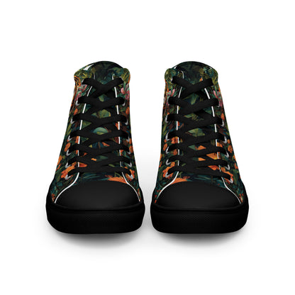 Tiger & Jungle High-Top Canvas Shoes