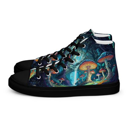 Unisex high top canvas shoes