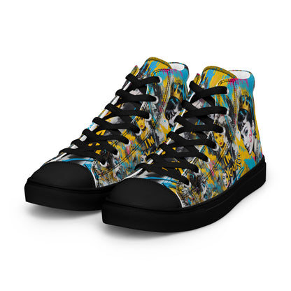 Unisex high top canvas shoes- Audrey 2