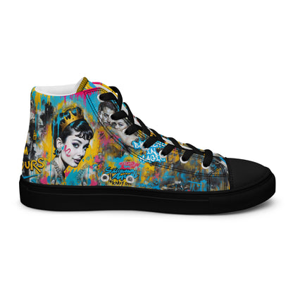 Unisex high top canvas shoes- Audrey 2